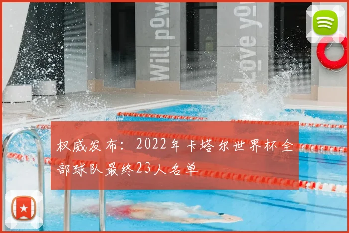 权威发布:2022年卡塔尔世界杯全部球队最终23人名单