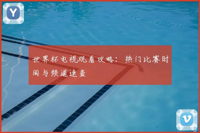 世界杯电视观看攻略：热门比赛时间与频道速查